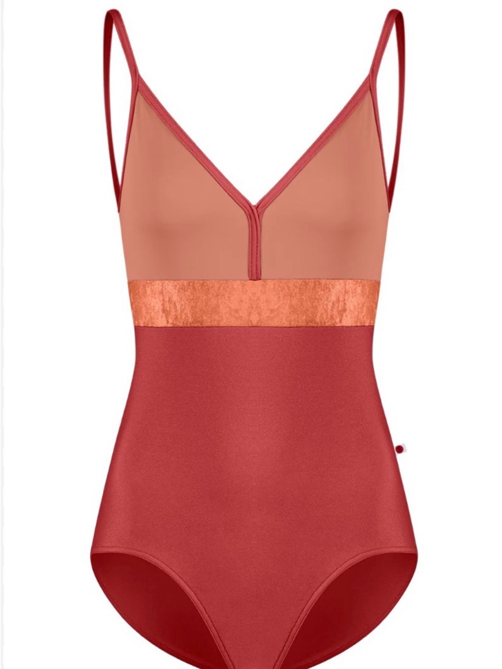 Orange and pink Yumiko leotard women’s size small